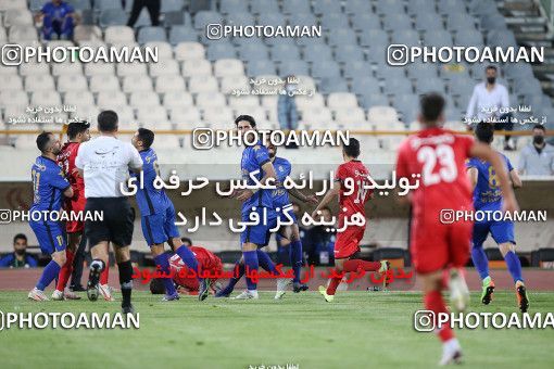 1654068, Tehran, Iran, Iran Pro League، Persian Gulf Cup، 2020-21 season، Second Leg، Week 23، Persepolis ۱ v ۰ Esteghlal on 2021/05/14 at Azadi Stadium