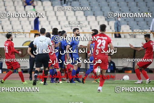 1654124, Tehran, Iran, Iran Pro League، Persian Gulf Cup، 2020-21 season، Second Leg، Week 23، Persepolis ۱ v ۰ Esteghlal on 2021/05/14 at Azadi Stadium