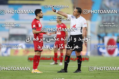 1650660, Tehran, Iran, Iran Pro League، Persian Gulf Cup، 2020-21 season، Second Leg، Week 23، Persepolis ۱ v ۰ Esteghlal on 2021/05/14 at Azadi Stadium