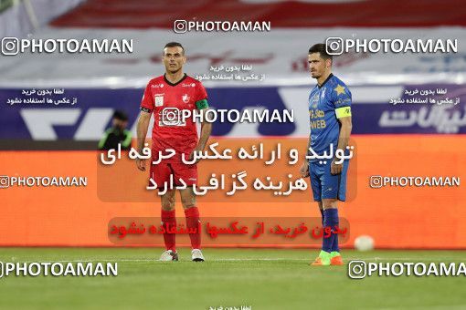 1650535, Tehran, Iran, Iran Pro League، Persian Gulf Cup، 2020-21 season، Second Leg، Week 23، Persepolis ۱ v ۰ Esteghlal on 2021/05/14 at Azadi Stadium