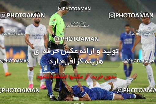 1676270, Tehran, Iran, Iran Pro League، Persian Gulf Cup، 2020-21 season، Second Leg، Week 24، Esteghlal 2 v ۰ Gol Gohar Sirjan on 2021/06/25 at Azadi Stadium