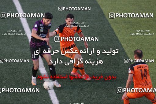 1671807, Rafsanjan, Iran, لیگ برتر فوتبال ایران، Persian Gulf Cup، Week 24، Second Leg، Mes Rafsanjan 0 v 1 Persepolis on 2021/06/25 at ورزشگاه شهدای رفسنجان