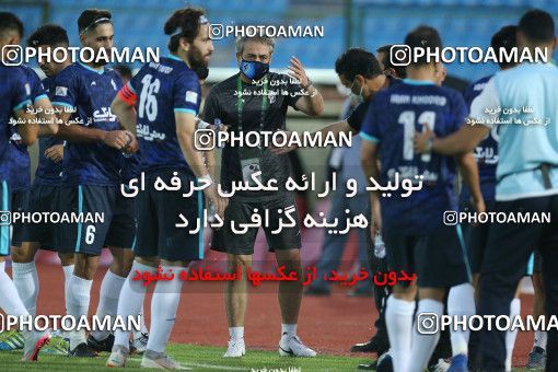 1673066, Tehran, , Iran Pro League، Persian Gulf Cup، 2020-21 season، Second Leg، Week 24، Paykan ۱ v ۱ Naft M Soleyman on 2021/06/27 at Shahr-e Qods Stadium