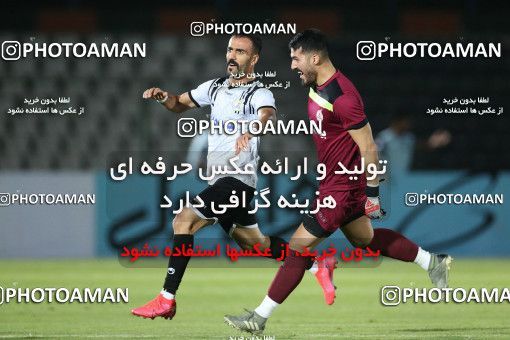 1673424, Tehran, , Iran Pro League، Persian Gulf Cup، 2020-21 season، Second Leg، Week 24، Paykan ۱ v ۱ Naft M Soleyman on 2021/06/27 at Shahr-e Qods Stadium