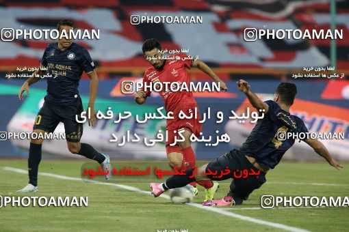 1675237, Tehran, Iran, Iran Pro League، Persian Gulf Cup، 2020-21 season، Second Leg، Week 25، Persepolis 3 v ۱ Gol Gohar Sirjan on 2021/06/30 at Azadi Stadium