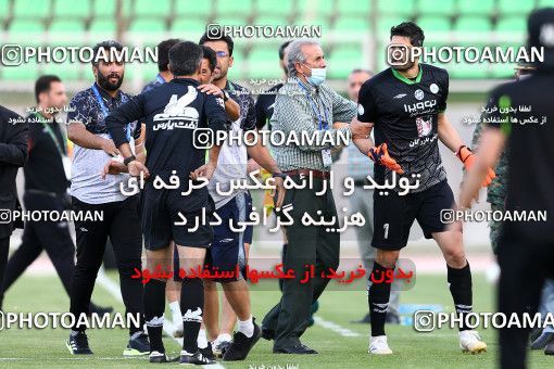 1678682, Isfahan, Iran, Iran Pro League، Persian Gulf Cup، 2020-21 season، Second Leg، Week 26، Zob Ahan Esfahan ۱ v ۱ Saipa on 2021/07/05 at Foolad Shahr Stadium