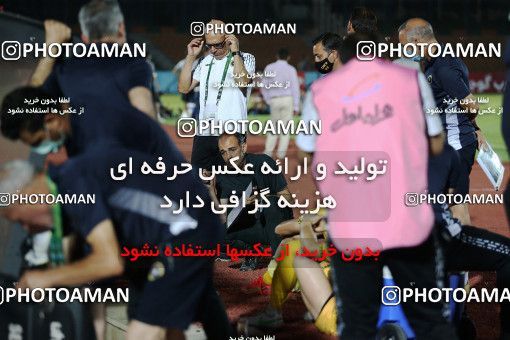 1679339, Tehran,Shahr Qods, , Iran Pro League، Persian Gulf Cup، 2020-21 season، Second Leg، Week 26، Paykan ۱ v ۱ Sepahan on 2021/07/06 at Shahr-e Qods Stadium