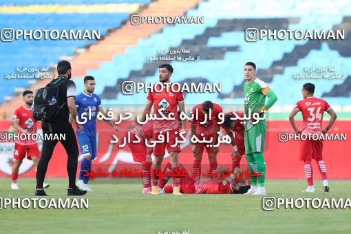 1680556, Tehran, Iran, Iran Pro League، Persian Gulf Cup، 2020-21 season، Second Leg، Week 26، Esteghlal 2 v ۱ Tractor S.C. on 2021/07/06 at Azadi Stadium