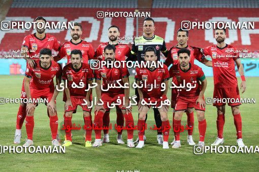 1681113, Tehran, Iran, لیگ برتر فوتبال ایران، Persian Gulf Cup، Week 27، Second Leg، Persepolis 2 v 0 Aluminium Arak on 2021/07/10 at Azadi Stadium