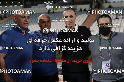 1682240, Tehran, Iran, لیگ برتر فوتبال ایران، Persian Gulf Cup، Week 27، Second Leg، Persepolis 2 v 0 Aluminium Arak on 2021/07/10 at Azadi Stadium