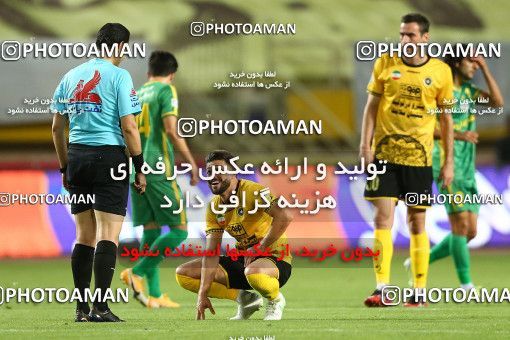 1682072, Isfahan, Iran, Iran Pro League، Persian Gulf Cup، 2020-21 season، Second Leg، Week 27، Sepahan 4 v ۱ Sanat Naft Abadan on 2021/07/10 at Naghsh-e Jahan Stadium