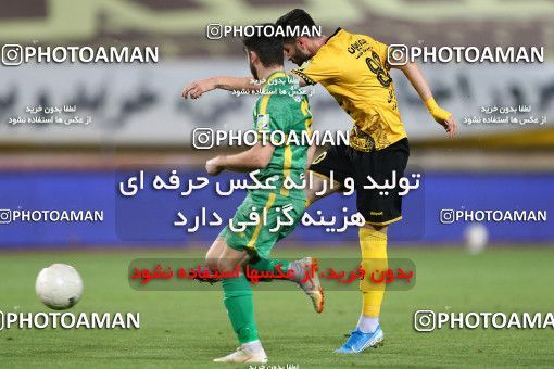 1682479, Isfahan, Iran, Iran Pro League، Persian Gulf Cup، 2020-21 season، Second Leg، Week 27، Sepahan 4 v ۱ Sanat Naft Abadan on 2021/07/10 at Naghsh-e Jahan Stadium