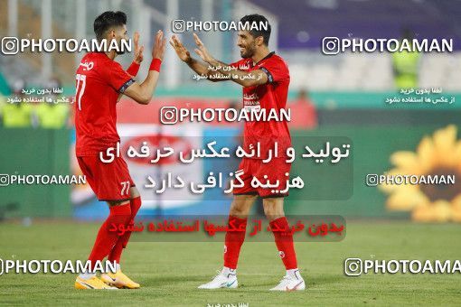 1687414, Tehran, Iran, Iranian Hazfi Cup, 1.8 round, Khorramshahr Cup, Persepolis ۰ (3) v (4) ۰ Esteghlal on 2021/07/15 at Azadi Stadium