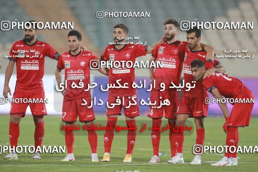 1684297, Tehran, Iran, Iranian Hazfi Cup, 1.8 round, Khorramshahr Cup, Persepolis ۰ (3) v (4) ۰ Esteghlal on 2021/07/15 at Azadi Stadium