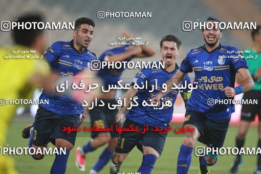 1684312, Tehran, Iran, Iranian Hazfi Cup, 1.8 round, Khorramshahr Cup, Persepolis ۰ (3) v (4) ۰ Esteghlal on 2021/07/15 at Azadi Stadium