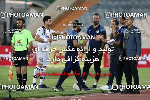 1686638, Tehran, , Iran Pro League، Persian Gulf Cup، 2020-21 season، Second Leg، Week 28، Esteghlal ۱ v ۰ Naft M Soleyman on 2021/07/20 at Azadi Stadium