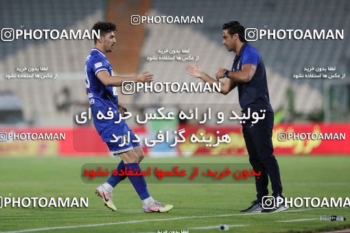 1686808, Tehran, , Iran Pro League، Persian Gulf Cup، 2020-21 season، Second Leg، Week 28، Esteghlal ۱ v ۰ Naft M Soleyman on 2021/07/20 at Azadi Stadium