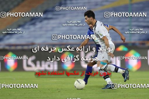 1686776, Tehran, , Iran Pro League، Persian Gulf Cup، 2020-21 season، Second Leg، Week 28، Esteghlal ۱ v ۰ Naft M Soleyman on 2021/07/20 at Azadi Stadium