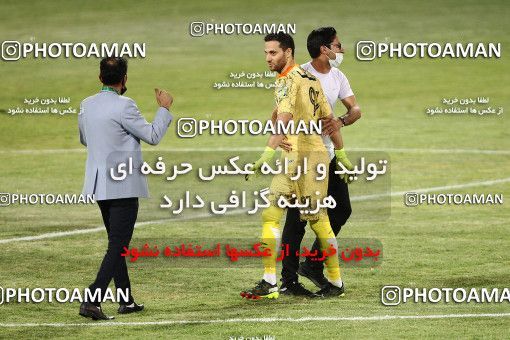 1689798, Tehran, Iran, لیگ برتر فوتبال ایران، Persian Gulf Cup، Week 29، Second Leg، Saipa 1 v 0 Aluminium Arak on 2021/07/25 at Shahid Dastgerdi Stadium