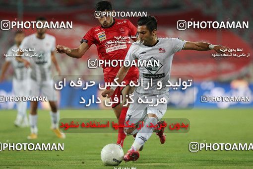 1689992, Tehran, Iran, Iran Pro League، Persian Gulf Cup، 2020-21 season، Second Leg، Week 29، Persepolis 3 v ۱ Tractor S.C. on 2021/07/25 at Azadi Stadium