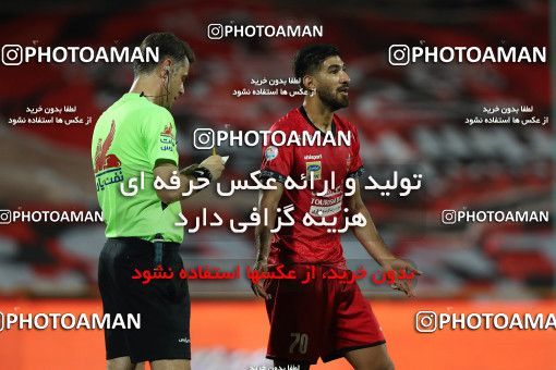 1689942, Tehran, Iran, Iran Pro League، Persian Gulf Cup، 2020-21 season، Second Leg، Week 29، Persepolis 3 v ۱ Tractor S.C. on 2021/07/25 at Azadi Stadium