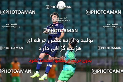 1691221, Isfahan,Fooladshahr, Iran, Iran Pro League، Persian Gulf Cup، 2020-21 season، Second Leg، Week 28، Zob Ahan Esfahan ۱ v 2 Nassaji Mazandaran F.C on 2021/07/20 at Foolad Shahr Stadium