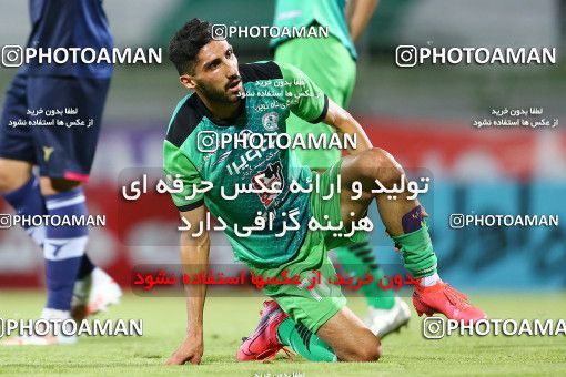 1691472, Isfahan,Fooladshahr, Iran, Iran Pro League، Persian Gulf Cup، 2020-21 season، Second Leg، Week 28، Zob Ahan Esfahan ۱ v 2 Nassaji Mazandaran F.C on 2021/07/20 at Foolad Shahr Stadium