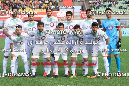 1691798, Rasht, , Iran Pro League، Persian Gulf Cup، 2017-18 season، First Leg، Week 12، Sepid Roud Rasht 2 v 2 Zob Ahan Esfahan on 2017/11/20 at Sardar Jangal Stadium