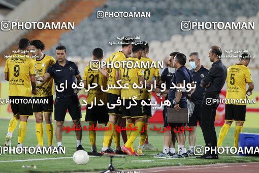 1701828, Tehran, , Iran Pro League، Persian Gulf Cup، 2020-21 season، Second Leg، Week 30، Esteghlal ۱ v 2 Sepahan on 2021/07/30 at Azadi Stadium