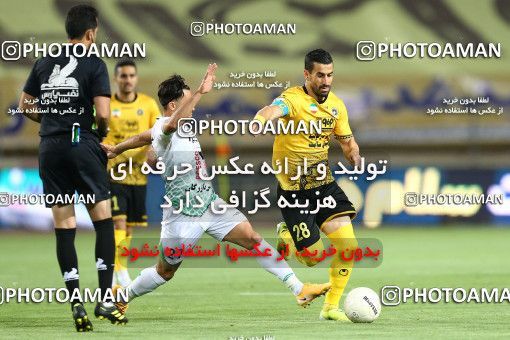 1704191, Isfahan, Iran, Iran Pro League، Persian Gulf Cup، 2020-21 season، Second Leg، Week 29، Sepahan 2 v ۰ Zob Ahan Esfahan on 2021/07/25 at Naghsh-e Jahan Stadium