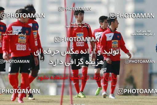 1706743, Tehran, , Persepolis Football Team Training Session on 2018/01/01 at Research Institute of Petroleum Industry