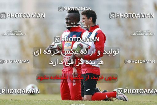 1706980, Tehran, , Persepolis Football Team Training Session on 2018/01/02 at Research Institute of Petroleum Industry