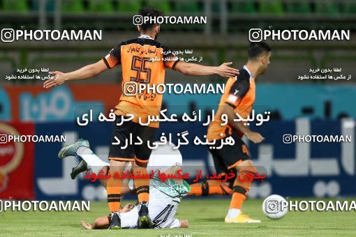 1711215, Isfahan,Fooladshahr, Iran, Iran Pro League، Persian Gulf Cup، 2020-21 season، Second Leg، Week 30، Zob Ahan Esfahan ۰ v ۱ Mes Rafsanjan on 2021/07/30 at Foolad Shahr Stadium