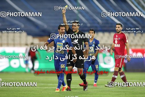 1713917, Tehran, , Iran Football Pro League، Persian Gulf Cup، 2018-19 Season، Second Leg، Week 26، Esteghlal ۱ v ۱ Nassaji Mazandaran F.C on 2020/07/23 at Azadi Stadium