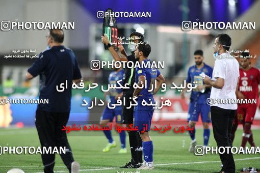 1713933, Tehran, , Iran Football Pro League، Persian Gulf Cup، 2018-19 Season، Second Leg، Week 26، Esteghlal ۱ v ۱ Nassaji Mazandaran F.C on 2020/07/23 at Azadi Stadium