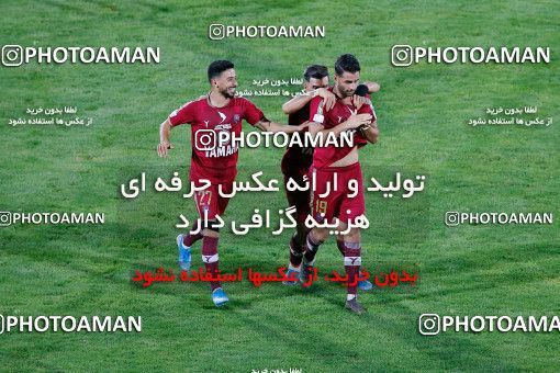 1714059, Tehran, , Iran Football Pro League، Persian Gulf Cup، Week 26، Second Leg، Esteghlal 1 v 1 Nassaji Qaemshahr on 2020/07/23 at Azadi Stadium