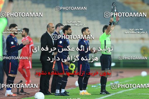 1721810, Tehran, Iran, Iran Pro League، Persian Gulf Cup، 2021-2022 season، First Leg، Week 2، Persepolis 2 v ۱ Nassaji Mazandaran F.C on 2021/10/27 at Azadi Stadium