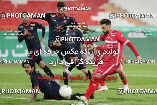 1750641, Tehran, Iran, Iran Pro League، Persian Gulf Cup، 2021-2022 season، First Leg، Week 2، Persepolis 2 v ۱ Nassaji Mazandaran F.C on 2021/10/27 at Azadi Stadium