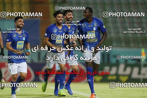 1722418, Abadan, , Iran Football Pro League، Persian Gulf Cup، 2018-19 Season، Second Leg، Week 25، Sanat Naft Abadan ۰ v 2 Esteghlal on 2020/07/17 at Takhti Stadium Abadan