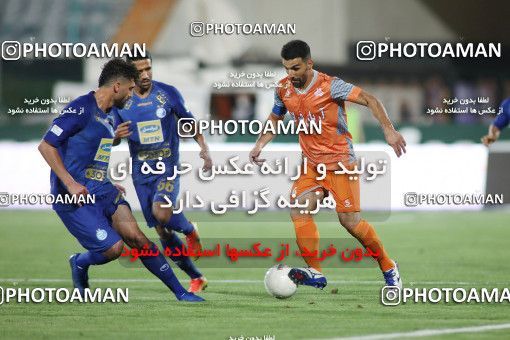 1809598, Tehran, , Iran Football Pro League، Persian Gulf Cup، 2018-19 Season، Second Leg، Week 22، Esteghlal ۱ v ۱ Saipa on 2020/06/29 at Azadi Stadium