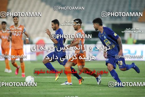 1809579, Tehran, , Iran Football Pro League، Persian Gulf Cup، 2018-19 Season، Second Leg، Week 22، Esteghlal ۱ v ۱ Saipa on 2020/06/29 at Azadi Stadium