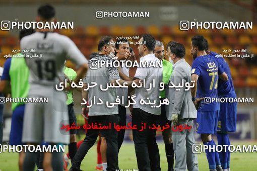 1809710, Ahvaz, , Iran Football Pro League، Persian Gulf Cup، 2018-19 Season، Second Leg، Week 17، Foulad Khouzestan 2 v ۱ Esteghlal on 2020/06/24 at Foolad Arena