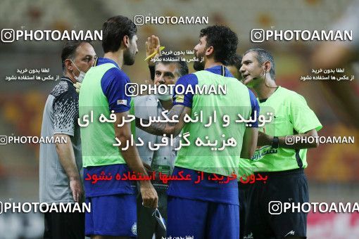 1809716, Ahvaz, , Iran Football Pro League، Persian Gulf Cup، 2018-19 Season، Second Leg، Week 17، Foulad Khouzestan 2 v ۱ Esteghlal on 2020/06/24 at Foolad Arena