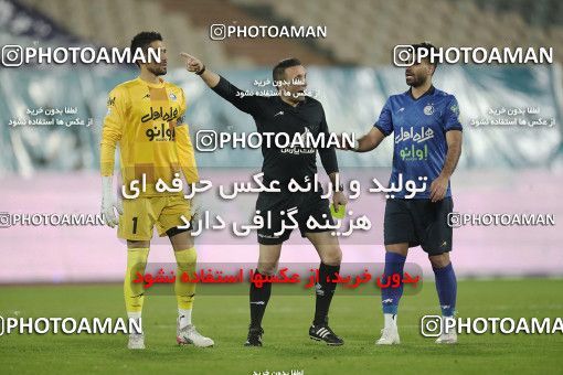 1816669, Tehran, Iran, Iran Pro League، Persian Gulf Cup، 2021-2022 season، Second Leg، Week 17، Esteghlal ۱ v ۰ Zob Ahan Esfahan on 2022/02/13 at Azadi Stadium