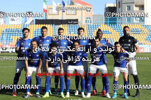 1821608, Sirjan, , Iran Football Pro League، Persian Gulf Cup، 2018-19 Season، Second Leg، Week 21، Gol Gohar Sirjan ۱ v ۰ Esteghlal on 2020/02/27 at ورزشگاه امام علی سیرجان