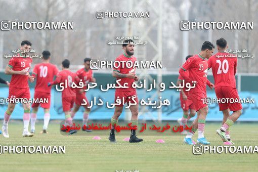 1828243, Tehran, , Iran U-21 National Football Team Training Session on 2020/01/01 at Iran National Football Center