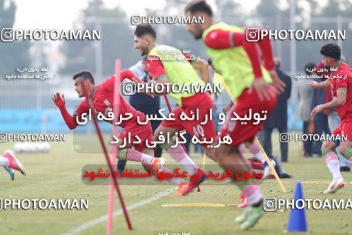 1828359, Tehran, , Iran U-21 National Football Team Training Session on 2020/01/01 at Iran National Football Center