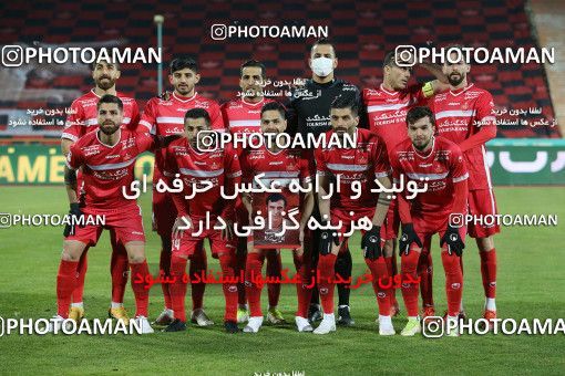 1836253, Tehran, Iran, Iran Pro League، Persian Gulf Cup، 2021-2022 season، Second Leg، Week 16، Persepolis ۱ v ۰ Foulad Khouzestan on 2022/01/22 at Azadi Stadium