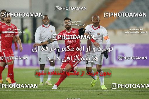 1836246, Tehran, Iran, لیگ برتر فوتبال ایران، Persian Gulf Cup، Week 16، Second Leg، Persepolis 1 v 0 Foulad Khouzestan on 2022/01/22 at Azadi Stadium