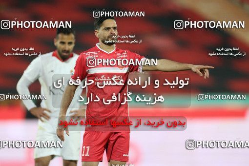 1836264, Tehran, Iran, Iran Pro League، Persian Gulf Cup، 2021-2022 season، Second Leg، Week 16، Persepolis ۱ v ۰ Foulad Khouzestan on 2022/01/22 at Azadi Stadium